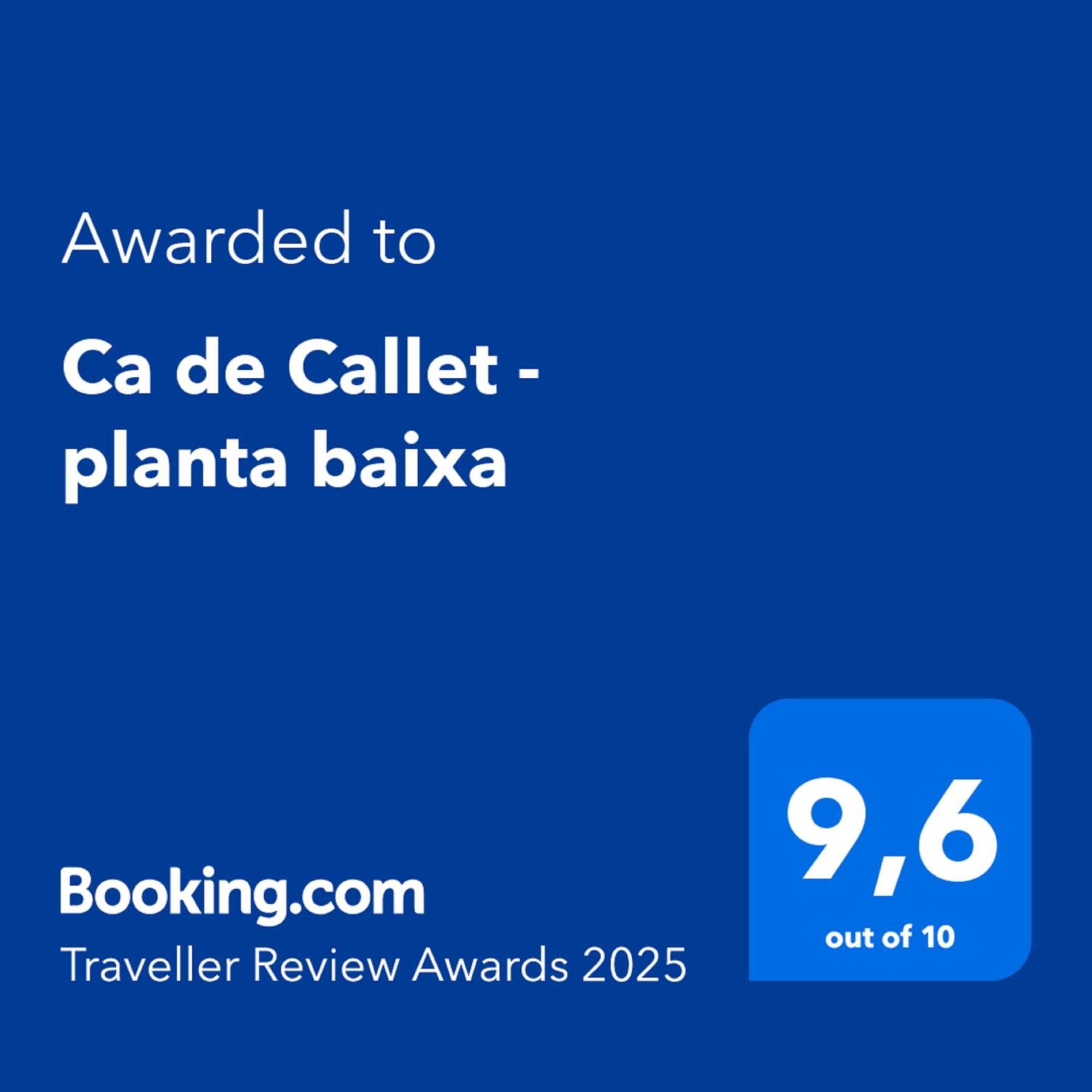 Ca De Callet - Planta Baixa Estación 외부 사진
